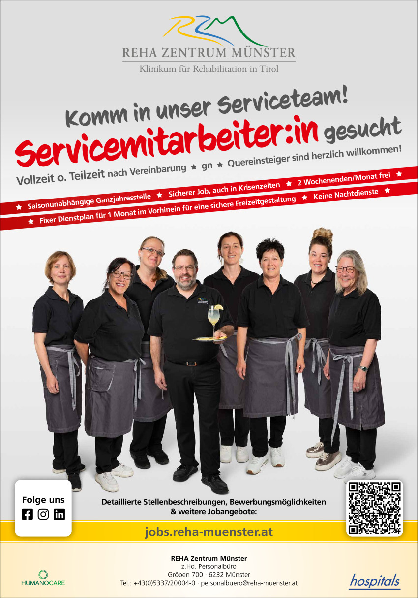 Servicemitarbeiter:in